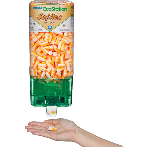 Ensemble de distributeur sans contact EcoStation de bouchons d'oreilles Softies Dufferin Supply