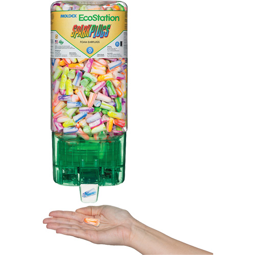 SparkPlugs Earplugs TouchFree EcoStation&reg; Dispenser Starter Kit Dufferin Supply