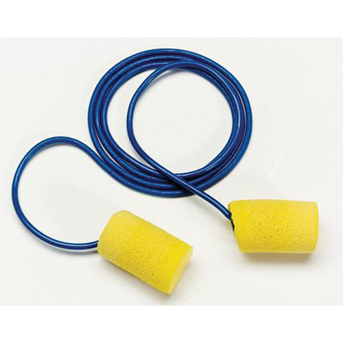 Bouchons d'oreilles classiques E-A-R, Vrac - Sac en poly, Petit, Avec cordon Dufferin Supply