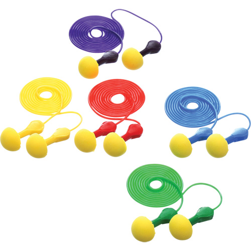Bouchons d'oreilles rapides de style capsule E-A-R, Avec cordon, Vrac - Sachet coussin, 25 dB NRR, Taille unique Dufferin Supply