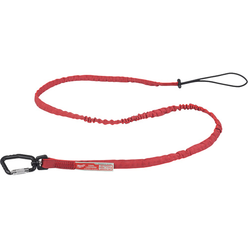 Extended Reach Locking Tool Lanyard, Bungee, Carabiner/Loop Dufferin Supply