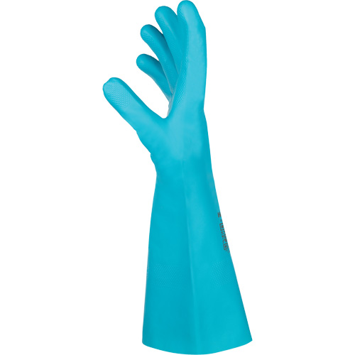 Flextril Chemical Gloves, Size 7, 12.5" L, Nitrile, Nylon Inner Lining Dufferin Supply