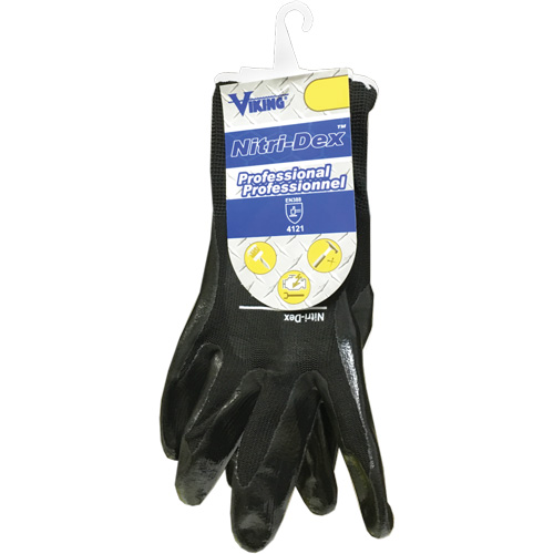 Gants de travail Nitri-Dex, Taille 7, Rev&ecirc;tement Nitrile, Enveloppe en Polyester, EN 388 niveau 1 Dufferin Supply