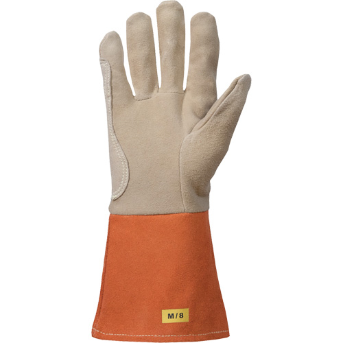 TIG Welding Gloves, Grain Deerskin, Size Medium Dufferin Supply