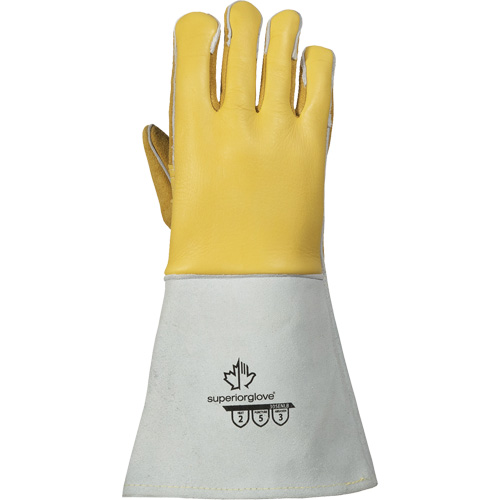 TIG Welding Gloves, Grain Elkhide, Size Small Dufferin Supply