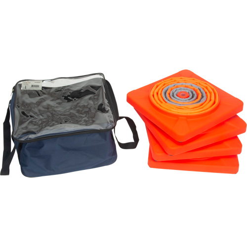 Collapsible Traffic Cone, 28" H, Orange Dufferin Supply