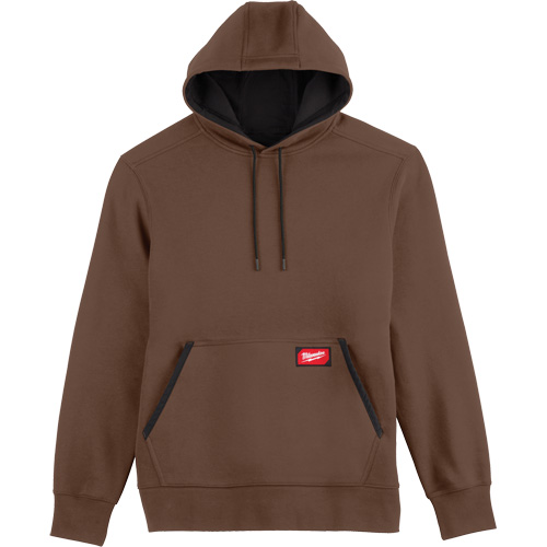 Midweight Pullover Hoodie, Men's, Small, Brown Dufferin Supply