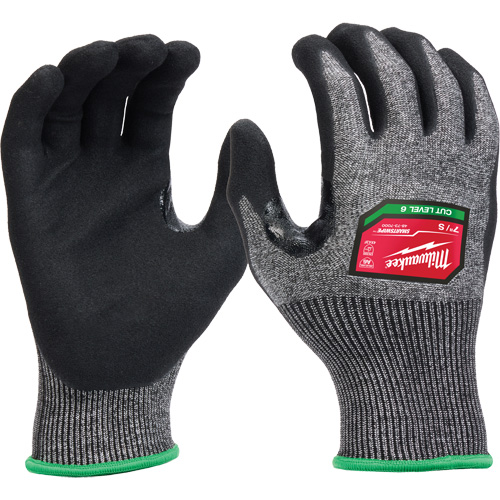 High-Dexterity Dipped Gloves, Size Small, 18 Gauge, Nitrile Coated, Polyethylene Shell, ASTM ANSI Level A6/EN 388 Level F Dufferin Supply