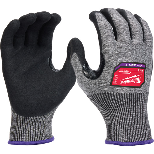 High-Dexterity Dipped Gloves, Size Small, 18 Gauge, Nitrile Coated, Nylon/Polyethylene/Tungsten Shell, ASTM ANSI Level A7/EN 388 Level 4 Dufferin Supply