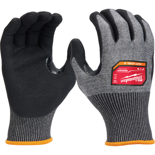 High-Dexterity Dipped Gloves, Size Small, 18 Gauge, Nitrile Coated, Nylon/Polyethylene/Tungsten Shell, ASTM ANSI Level A8/EN 388 Level F Dufferin Supply