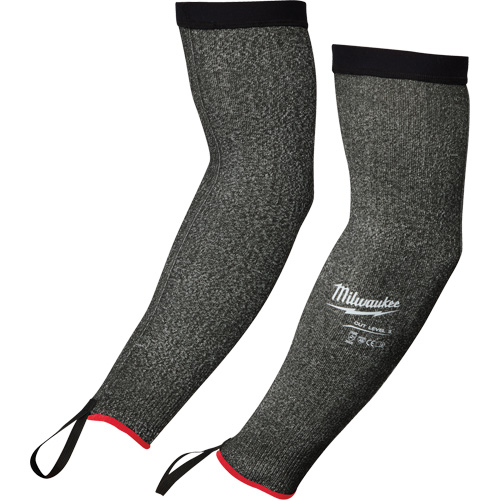 Manches de protection, Poly&eacute;thyl&egrave;ne, 16", ANSI/ISEA 105 niveau 5/EN 388 niveau E, Gris Dufferin Supply