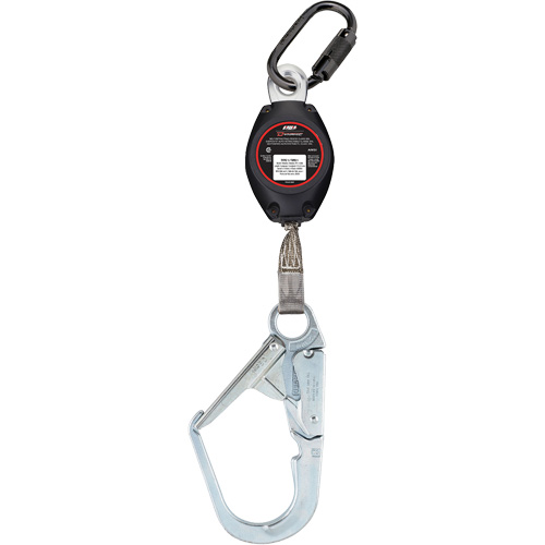Dynamic Large Snap Hook Self-Retracting Lifeline, 7', Polyester, Swivel Dufferin Supply