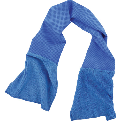 Serviette refroidissante et nettoyante d'usage multiple Chill-Its 6604, Bleu Dufferin Supply