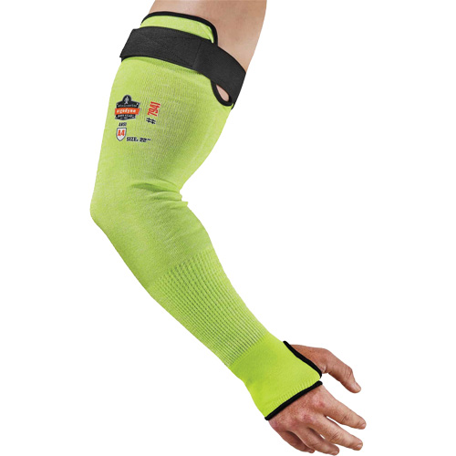 Manche de protection contre la coupe ProFlex 7941-PR, TenaLux, 22", ASTM ANSI niveau A4/EN 388 niveau D, Lime haute visibilit&eacute; Dufferin Supply