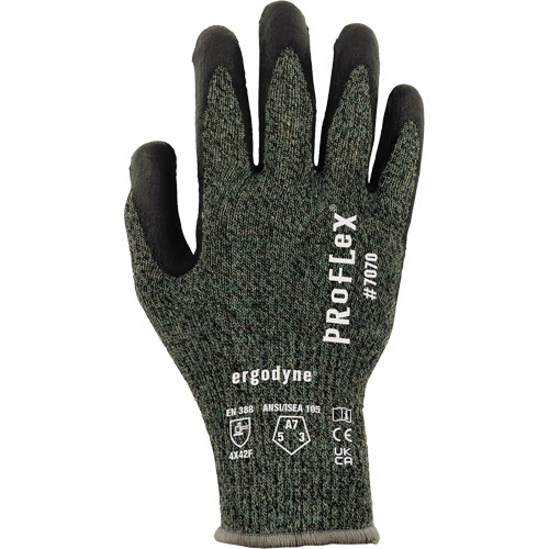 ProFlex 7070 Nitrile Coated Cut-Resistant Gloves, Size Small, 13 Gauge, Nitrile Coated, Aramid Shell, ASTM ANSI Level A7/EN 388 Level F Dufferin Supply