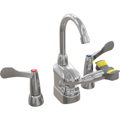 Swing-Activated Faucet/Eyewash with Wristblade Faucet Valves, Sink Mount Installation Dufferin Supply