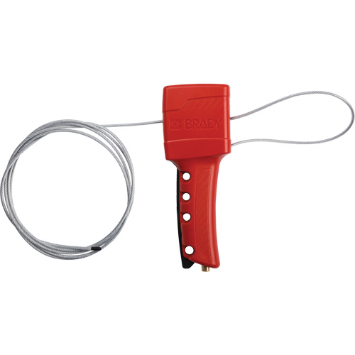 Verrou de c&acirc;ble tout usage enduit de PVC, Longueur de 8' Dufferin Supply