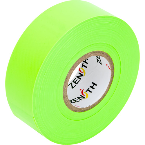Flagging Tape, 1.1875" W x 164' L, Fluorescent Green Dufferin Supply