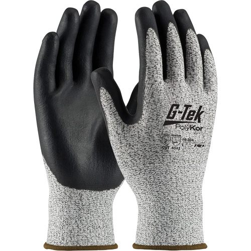 G-Tek&reg; Cut Resistant Gloves, Size X-Small, 13 Gauge, Nitrile Coated, PolyKor&reg; Shell, ASTM ANSI Level A2/EN 388 Level 3/EN 388 Level B Dufferin Supply
