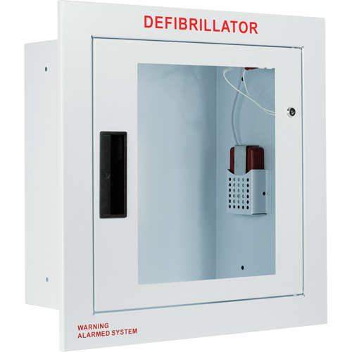 Grande armoire enti&egrave;rement encastr&eacute;e avec alarme, Zoll AED Plus/Zoll AED 3/Cardio-Science/Physio-Control Pour, Non m&eacute;dical Dufferin Supply