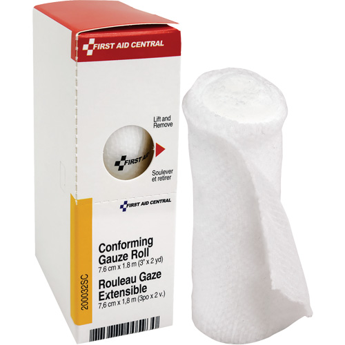 SmartCompliance&reg; Refill Conforming Stretch Gauze Bandage, Roll, 6' L x 3" W, Sterile, Medical Device Class 1 Dufferin Supply