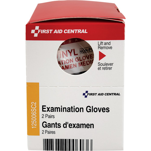 Recharge de gants d'examen SmartCompliance, Vinyle, Sans poudre, Transparent, Classe 2 Dufferin Supply