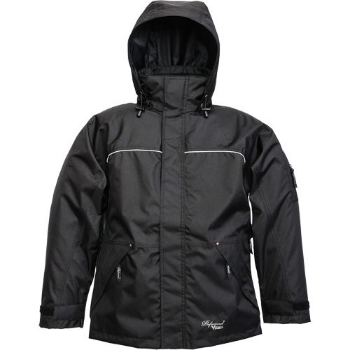 Thor 300D Trilobal Jacket, Polyester, Medium, Black Dufferin Supply