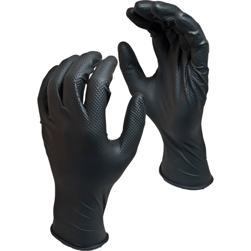 Green Monkey Biodegradable Disposable Gloves, Small, Nitrile, 8-mil, Powder-Free, Black Dufferin Supply
