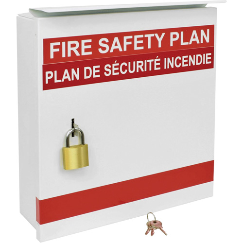 Boîte pour plan de s&eacute;curit&eacute; en cas d'incendie Dufferin Supply