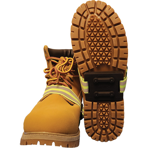 Dispositif de traction &agrave; semelle interm&eacute;diaire avec talon d&eacute;fini Icetred, Caoutchouc/Carbure de tungst&egrave;ne, Traction Crampon, Taille unique Dufferin Supply