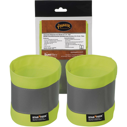 141A Brassards ajustables haute visibilit&eacute; Dufferin Supply