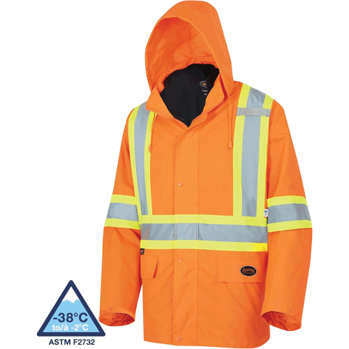5632 The Rock 3-in-1 Parka, High Visibility Orange, X-Small Dufferin Supply