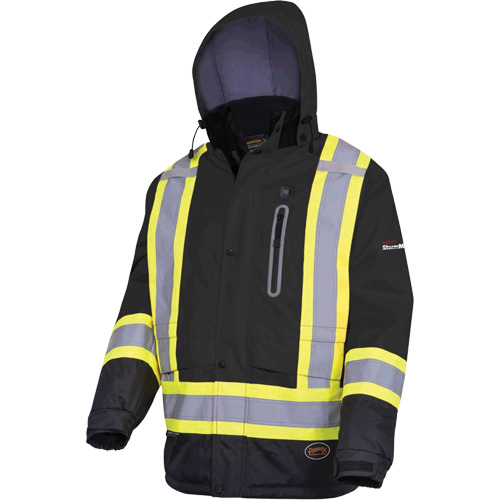 5409 Veste imperm&eacute;able &agrave; isolation thermique, Hommes, Petit, Noir Dufferin Supply