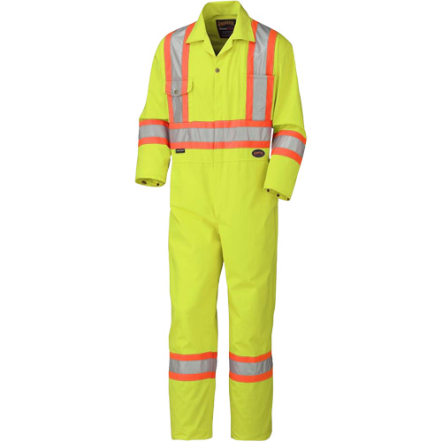 5512 Coveralls, 36, High Visibility Lime-Yellow Dufferin Supply