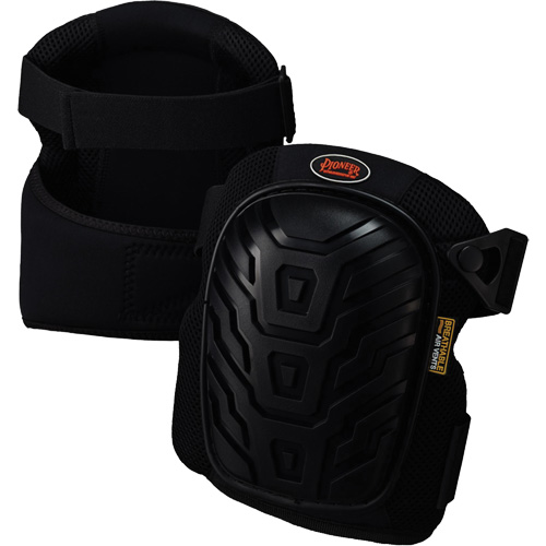 169 Air Vented Knee Pad, Hook and Loop Style, Gel Caps, Gel Pads Dufferin Supply