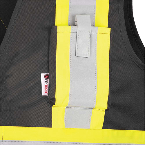 7729 Veste r&eacute;sistante aux arcs &eacute;lectriques FR-Tech, Petit, Noir, 10 cal/cm² Dufferin Supply