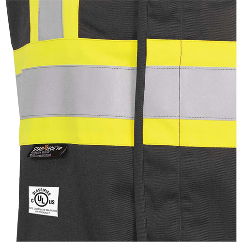 7729 Veste r&eacute;sistante aux arcs &eacute;lectriques FR-Tech, Petit, Noir, 10 cal/cm² Dufferin Supply