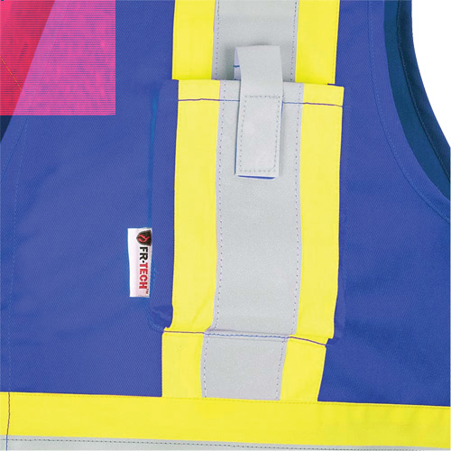 7730 Veste r&eacute;sistante aux arcs &eacute;lectriques FR-Tech, Petit, Bleu royal, 10 cal/cm² Dufferin Supply