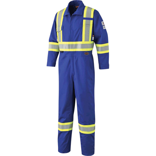 7704 FR-Tech&reg; High-Visibility Coveralls, Size 42, Royal Blue, 10 cal/cm²/9.7 cal/cm² Dufferin Supply