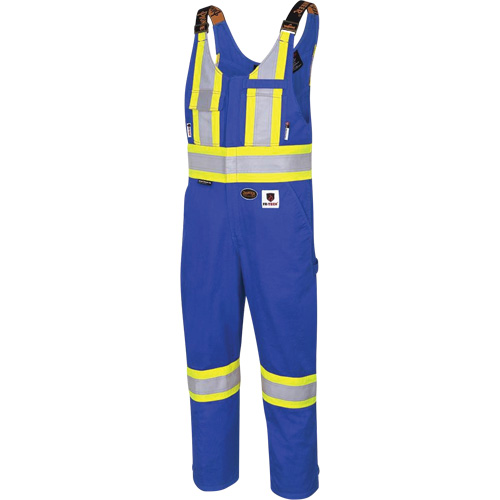 7714 FR-Tech&reg; Flame-Resistant Overalls, Small, Royal Blue Dufferin Supply