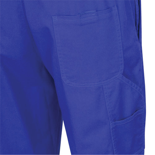 7714 FR-Tech&reg; Flame-Resistant Overalls, Small, Royal Blue Dufferin Supply