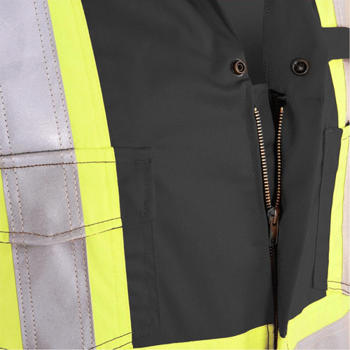 7702BKT FR-Tech&reg; Arc-Rated Coverall, Size 40 (Tall), Black, 10 cal/cm² Dufferin Supply