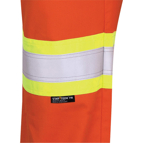7763 Pantalon de s&eacute;curit&eacute; haute visibilit&eacute; r&eacute;sistant aux arcs &eacute;lectriques FR-Tech 88/12, 36, x 34, Orange haute visibilit&eacute;, 9,7 cal/cm² Dufferin Supply