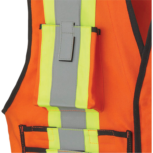 7732 Veste d'arpenteur ignifuge et r&eacute;sistant aux arcs &eacute;lectriques FR-Tech, Petit, Orange haute visibilit&eacute;, 9,7 cal/cm² Dufferin Supply