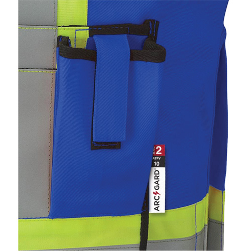 7733 Veste d'arpenteur ignifuge et r&eacute;sistant aux arcs &eacute;lectriques FR-Tech, Petit, Bleu royal, 9,7 cal/cm² Dufferin Supply