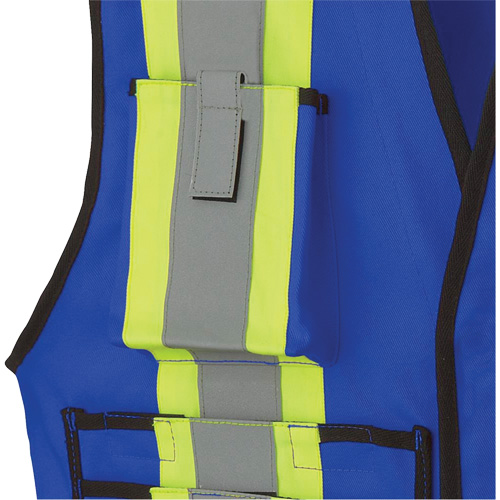 7733 Veste d'arpenteur ignifuge et r&eacute;sistant aux arcs &eacute;lectriques FR-Tech, Petit, Bleu royal, 9,7 cal/cm² Dufferin Supply