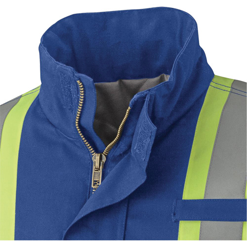 5523 Flame-Resistant Safety Parka, Small, Royal Blue, 58 cal/cm² Dufferin Supply