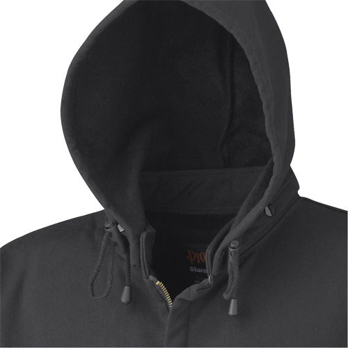 337 Flame-Resistant Zip Style Hoodie, Men's, X-Small, Black, 22 cal/cm² Dufferin Supply