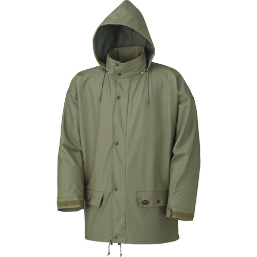 D7000 Veste imperm&eacute;able extensible, Polyur&eacute;thane, T-petit, Vert Dufferin Supply