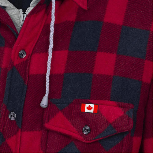 415RB Chemise &agrave; capuche matelass&eacute;e, Hommes, Petit, Multicolore Dufferin Supply